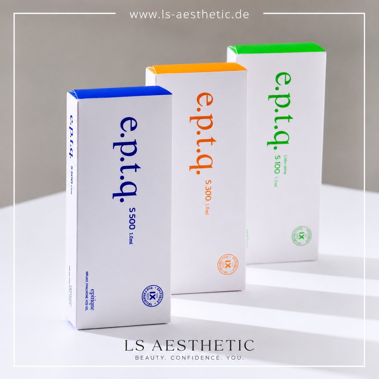 e.p.t.q. Hyaluronsäure-Filler S100 S300 S500 – Koreas Premium Filler, BDDE-frei, CE-zertifiziert | LS Aesthetic