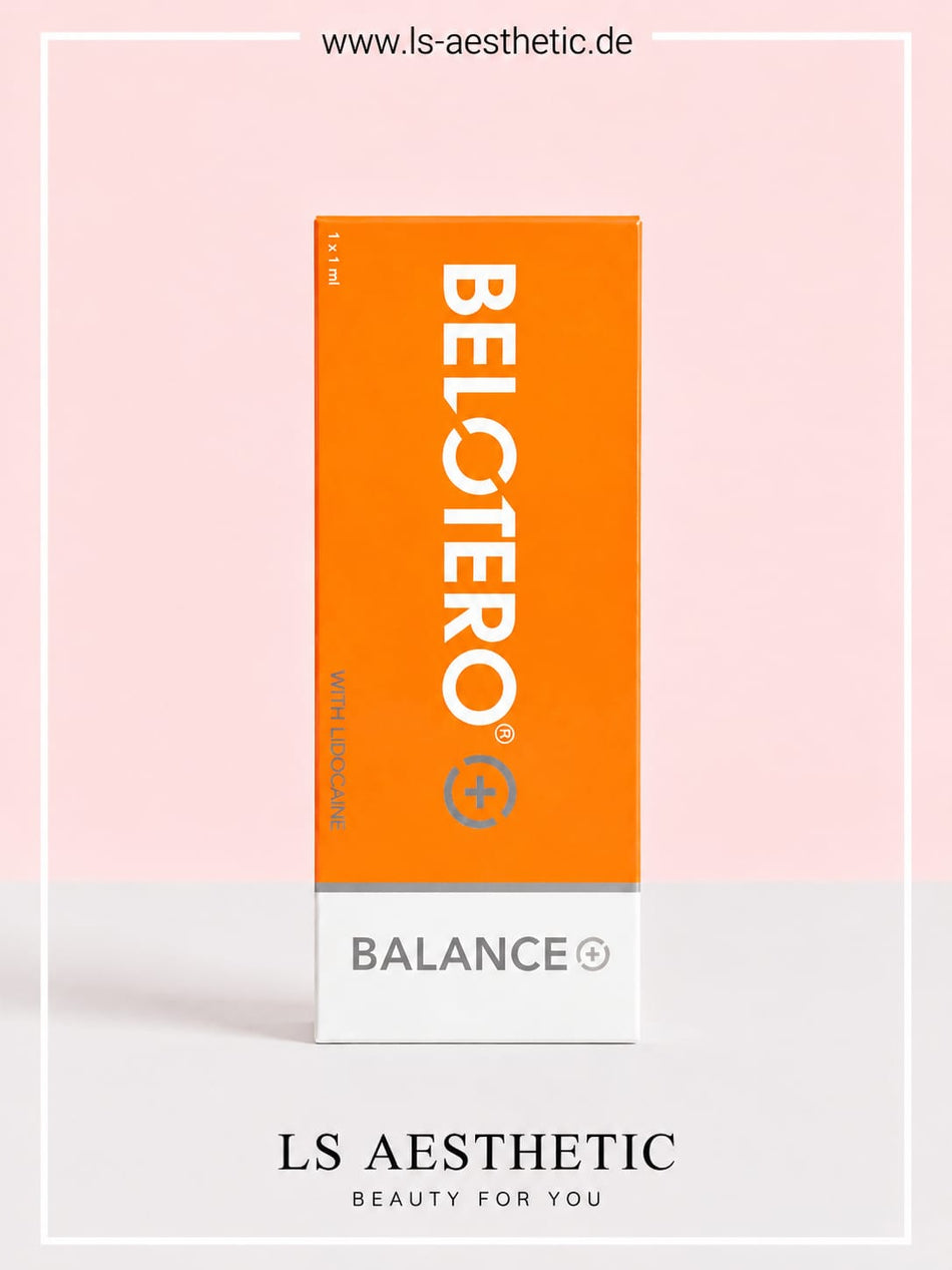 Belotero Balance Lidocaine 1 ml – Hyaluronsäure-Filler zur Faltenbehandlung, Produktverpackung
