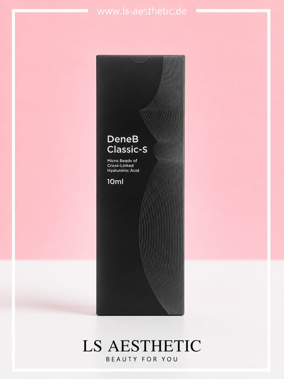 DeneB Classic-S Hyaluronsäure Filler 10 ml – schwarze Verpackung Vorderseite