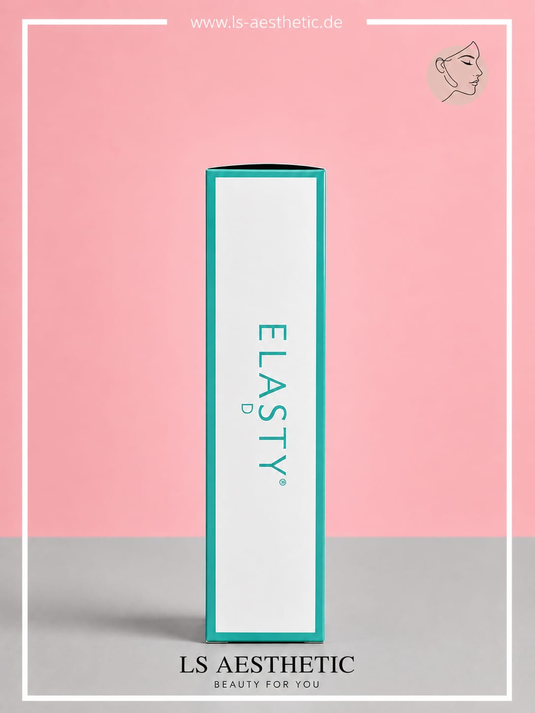 Elasty D Hyaluronsäure Filler – Verpackung Seite, steriler intradermaler Dermalfiller