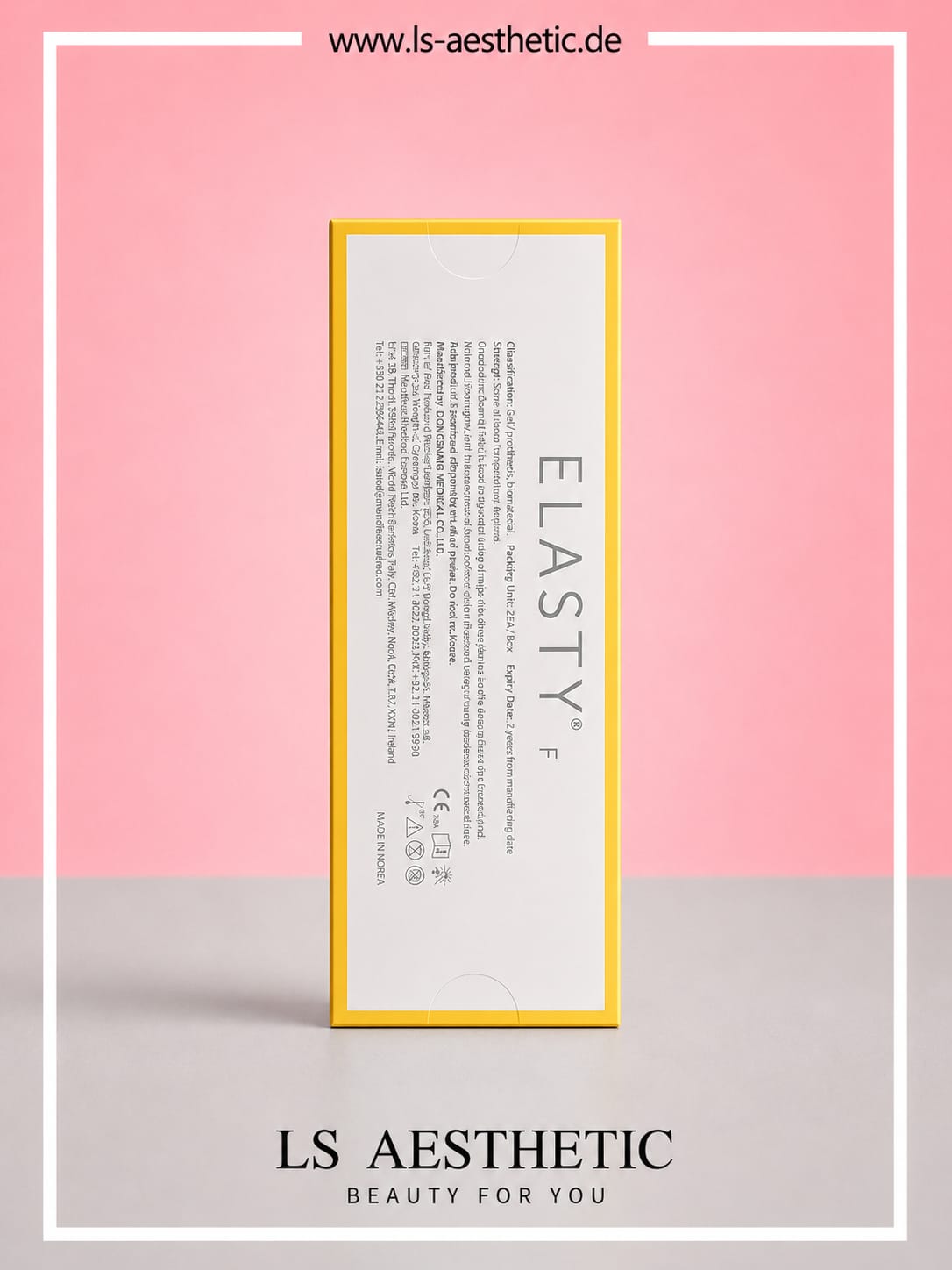 Elasty F – CE-zertifiziertes Medizinprodukt aus Korea für ästhetische Fachbehandlungen