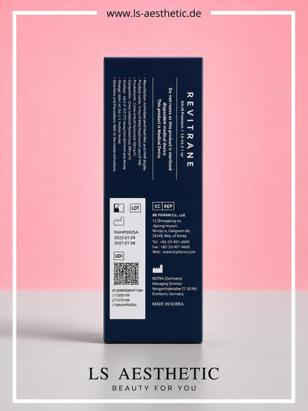 Revitrane HA10 Premium – vorgefüllte Spritze mit 10 mg/ml Hyaluronsäure, Originalverpackung