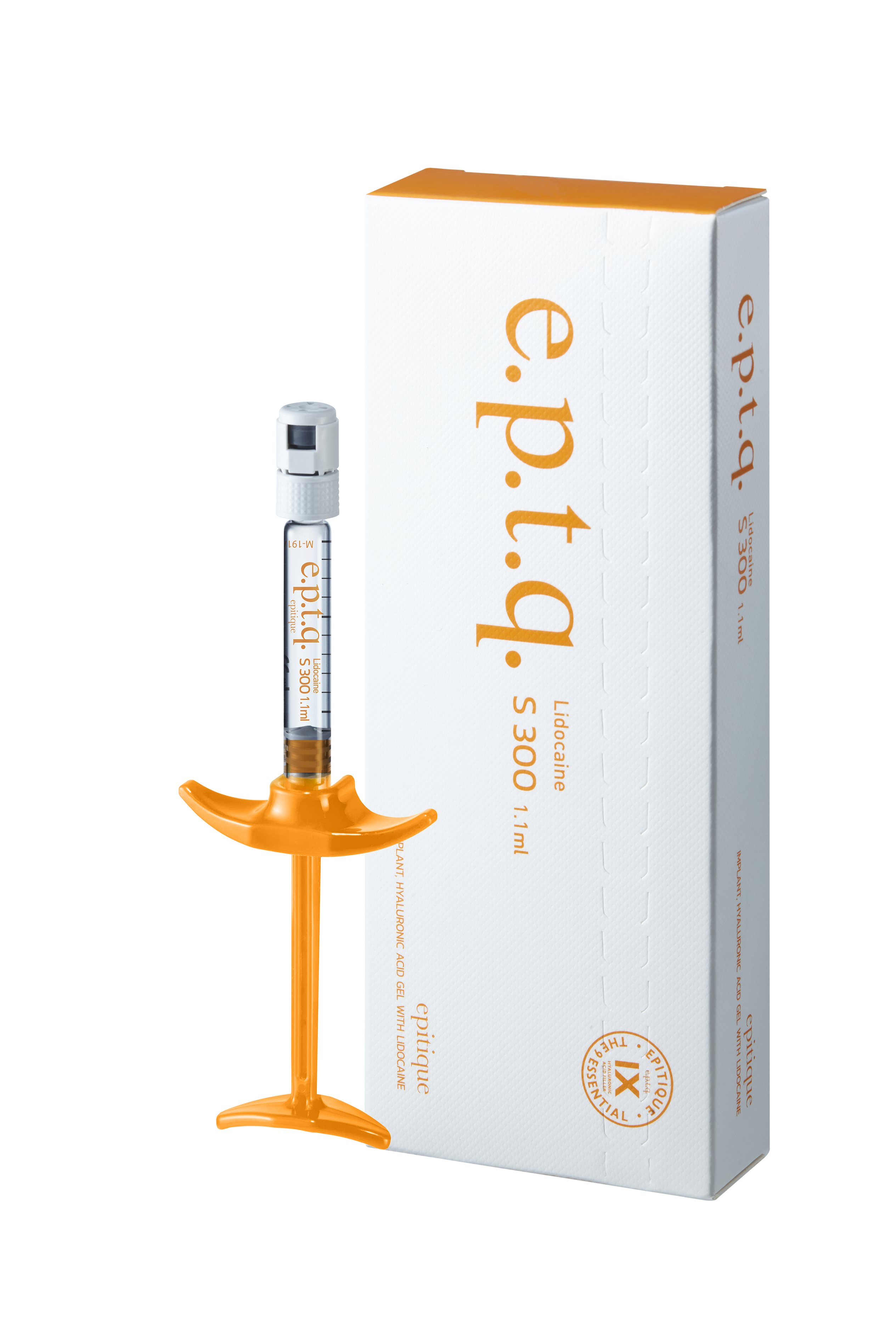 EPTQ S300 – Hyaluronsäure-Filler 1×1 ml für moderate Falten, Lippen und Konturierung, Produktverpackung