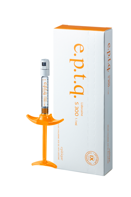 EPTQ S300 – Hyaluronsäure-Filler 1×1 ml für moderate Falten, Lippen und Konturierung, Produktverpackung