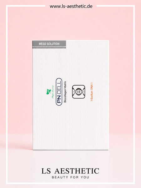 PN Cell Biocollagen Matrix – Polynukleotid Kollagen Serum, Produktverpackung