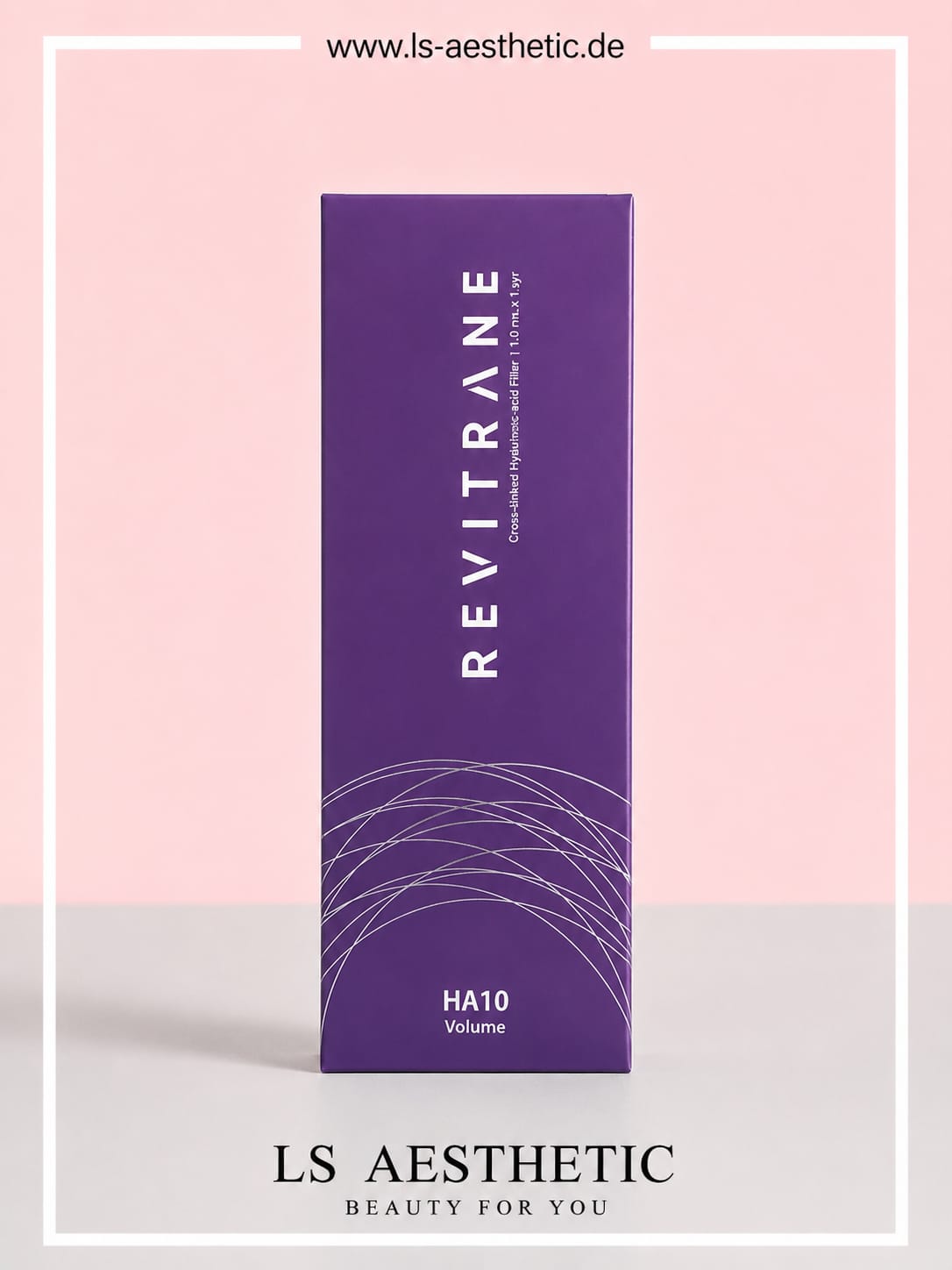 Revitrane HA10 Volume – Hyaluronsäure-Filler 1 ml für Volumenaufbau und Gesichtskonturierung, Produktverpackung