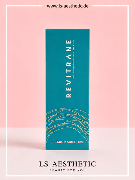 Revitrane Premium Sub-Q – Hyaluronsäure-Filler 1 ml für tiefes Volumen und Gesichtskonturierung, Produktverpackung