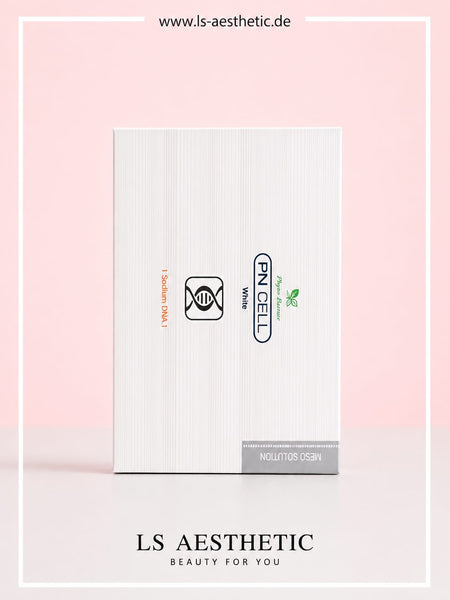 PN Cell White – Polynukleotid Serum für Hautaufhellung und Regeneration, Produktverpackung