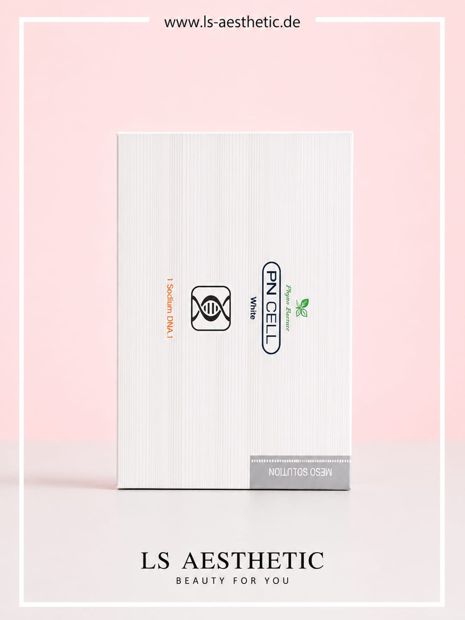 PN Cell White – Polynukleotid Serum für Hautaufhellung und Regeneration, Produktverpackung