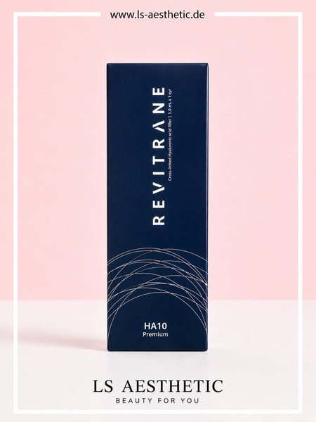 Revitrane HA10 Premium – Hyaluronsäure-Filler 1 ml für mittlere bis tiefe Falten, Produktverpackung